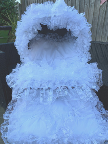 Romany pram pushchair white - romany,